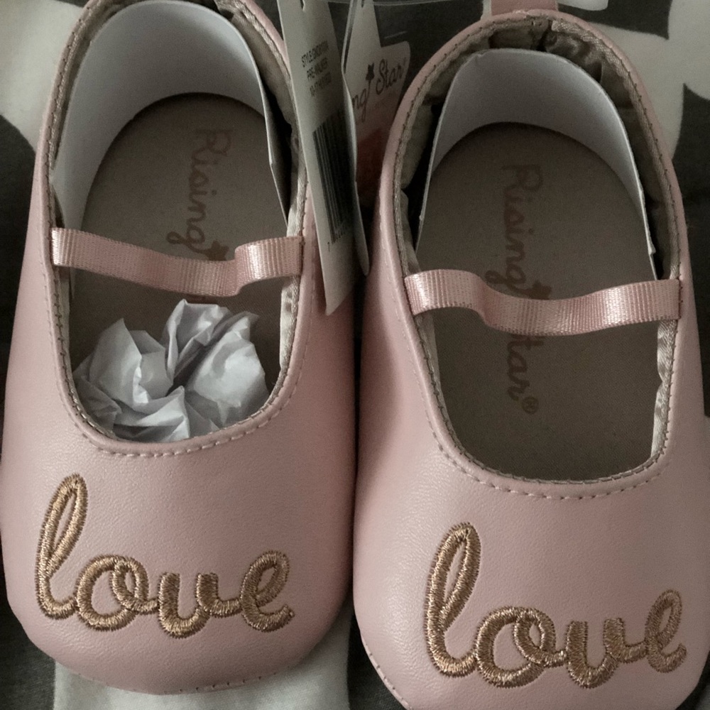 Pink ballerina flats